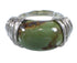 Genuine Sterling Silver Turquoise Ring Size 6-3/4 RX80966